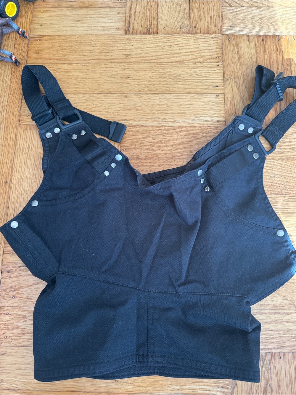 Crisis Wear Black top Vest strap buckle one size - Picture 3 of 3
